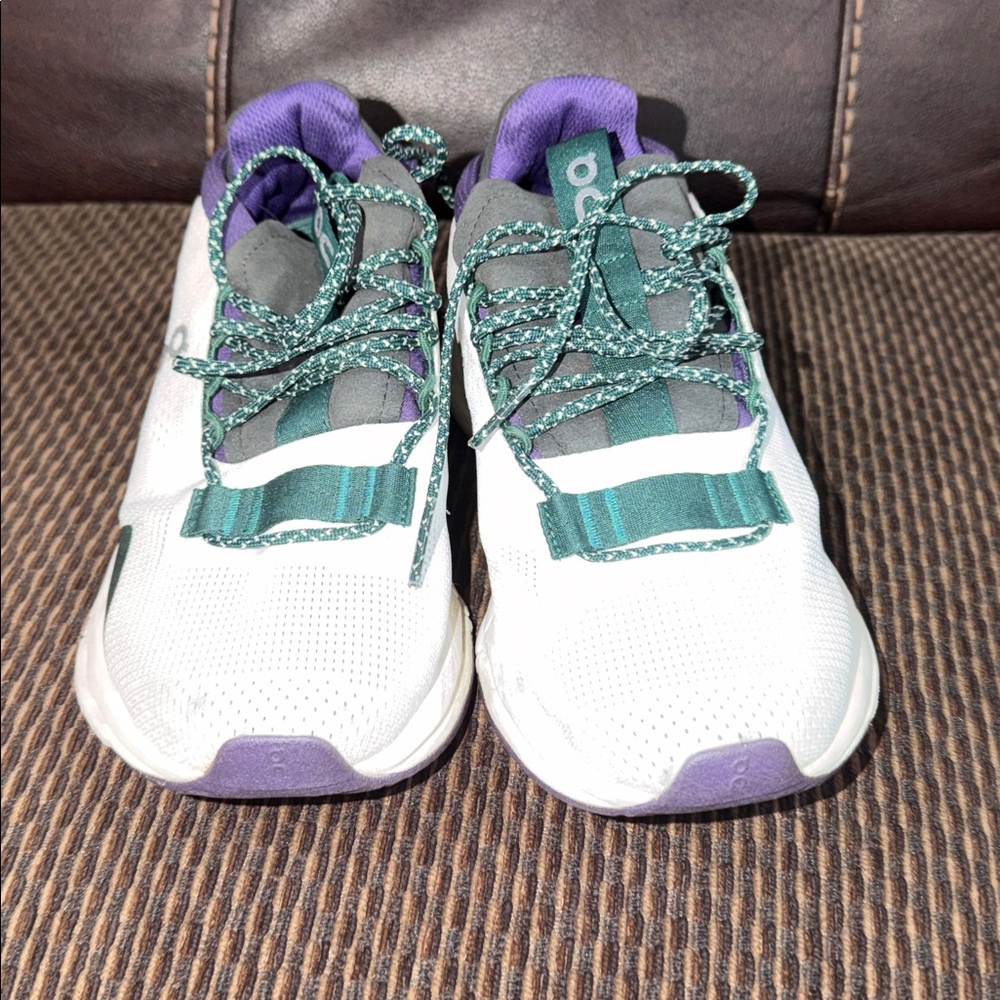 On Cloudnova White Violet Cloudtec Running Shoes - image 2